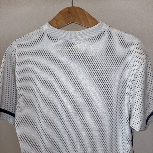 Nike Sportswear Mesh Jersey Top Light Bone Black | Style 893673-072 | Size Small - Picture 11 of 16